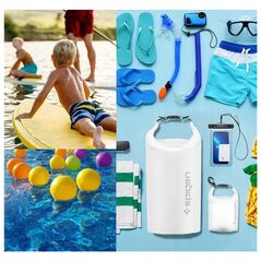 Spigen Spigen Aqua Shield Αδιάβροχη Τσάντα Ξηρού 20L + 2L A630, χιονάτη