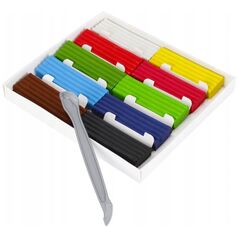 Πλαστελίνη 10 χρωμάτων με κυματιστό σχήμα Starpak Unicorn STK PUD1/40