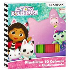 Πλαστελίνη 10 χρωμάτων με κυματιστό σχήμα Gabby από Starpak