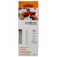Πιστόλι κόλλας Steinel 1x5 Steinel Glue Sticks 11mm Cristal 60G