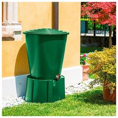 Δεξαμενή νερού 310L με καπάκι και βρύση O80x93cm 8003507443013