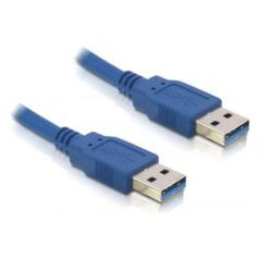 Καλώδιο USB Delock USB-A - USB-A 0.5 m Μπλε (83121)