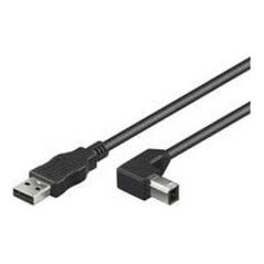 Καλώδιο USB MicroConnect USB-A - USB-B 3 m Μαύρο (USBAB3ANGLED)