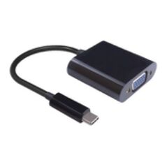 Προσαρμογέας USB MicroConnect USB-C - VGA Czarny (USB3.1CVGA)