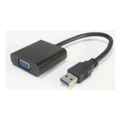 Προσαρμογέας USB MicroConnect USB - VGA Μαύρο (USB3.0VGA)