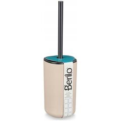 Berilo Βούρτσα τουαλέτας σε πλαστικό, κλειστό δοχείο, 9,6 x 35 cm