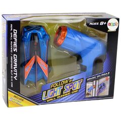 Αυτοκίνητο Σπορ Αυτοκίνητο Που Κινείται Στους Τοίχους Και Στο Ταβάνι Με Λέιζερ Μπλε LeanToys