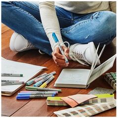 Στυλό Sharpie Sharpie Ultra Fine EF Μαύρο/Μπλε/Κόκκινο/Πράσινο σε συσκευασία 4 τεμαχίων