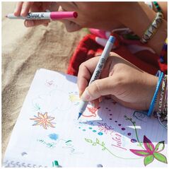 Στυλό Sharpie Sharpie Ultra Fine EF Μαύρο/Μπλε/Κόκκινο/Πράσινο σε συσκευασία 4 τεμαχίων