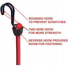 MasterLock 6x1 Master Lock Bungee Cords Twin Wire 3040EURDAT