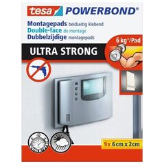 Tesa tesa Powerbond Αυτοκόλλητα Στήριξης Ultra Strong 9 τεμ. 0,06μ 20mm