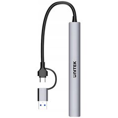 Unitek Hub USB-A/C 7 σε 1 USB A με αντάπτορα USB A 5 Gbps