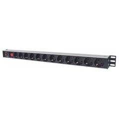 Intellinet Network Solutions Πολύπριζο ρεύματος 250V/16A 12x Schuko 1.6m (714044)