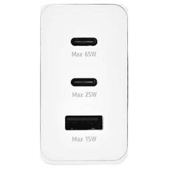 Φορτιστής Denmen ΦΟΡΤΙΣΤΗΣ ΤΟΙΧΟΥ PD 2xUSB-C 1xUSB DENMEN EP-T6530 65W ΛΕΥΚΟ BULK (45)