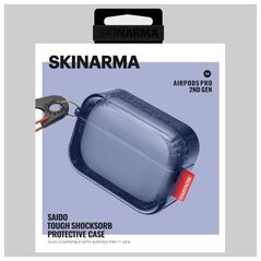 Θήκη SKINARMA Saido για AirPods Pro 2 σκούρο μπλε