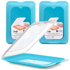 Δοχείο αποθήκευσης τροφίμων για κρύα κομμένα προϊόντα Fresh 17x25 2x3 2cm μπλε 8411801223758