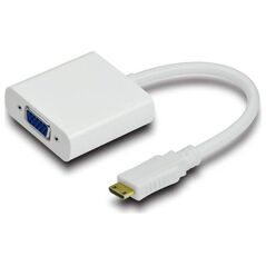 Προσαρμογέας AV MicroConnect HDMI Mini - D-Sub (VGA) λευκός (HDMIVGA)