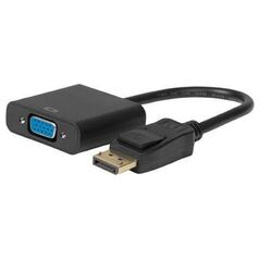 Προσαρμογέας AV MicroConnect DisplayPort - D-Sub (VGA) μαύρος (DPVGA15CM)