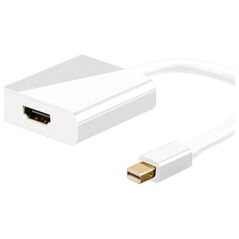 Προσαρμογέας AV MicroConnect DisplayPort Mini - HDMI λευκός (MDPHDMI)
