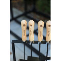 Big Σετ τζακιού Φτυάρι για στάχτες, σκαλιστήρι, βούρτσα, ξύστρα