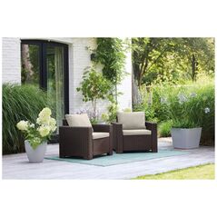 Καρέκλες κήπου Keter California καφέ 2 τεμ. 29193538599