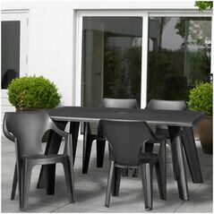 Keter Καρέκλα κήπου Dante High Back γκρι 29187057939