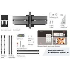 Vogel's Elite Full-Motion  55 - 100" μέγιστο βάρος 75 kg μαύρο