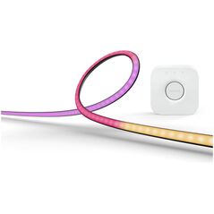 Philips Hue Play Gradient PC Lightstrip 3x 24''-27'' + Hue Bridge μαύρο/λευκό - Έξυπνη LED ταινία Hue Gradient PC strip 3x 24''-27'' + γέφυρα
