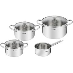 Σετ Μαγειρικών Σκευών Tefal Cook Eat 7 τεμάχια 16/20/24 cm - Κατσαρόλες + καπάκια