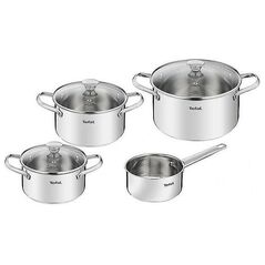 Σετ Μαγειρικών Σκευών Tefal Cook Eat 7 τεμάχια 16/20/24 cm - Κατσαρόλες + καπάκια