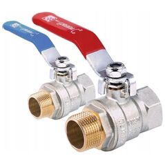 Perfexim Σφαιρική βαλβίδα νερού WZ DN15 μπλε λαβή ενισχυμένη PHA-003 G1/2 WZ PN30 N DN15 [15/150]