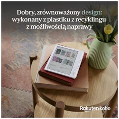 Μαύρος αναγνώστης χρώματος Kobo Libra (N428-KU-BK-K-CK)