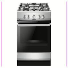 Κουζίνα αερίου με επιφάνεια αερίου - Χωρητικότητα 67 L, πλάτος 50 cm, ανοξείδωτο ατσάλι