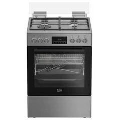 Εστίες αερίου με ηλεκτρικό φούρνο Beko 60cm