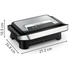 Ηλεκτρική σχάρα Tefal Inicio Compact 1000 W από ανοξείδωτο ατσάλι