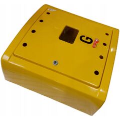 Επιτοίχιο κουτί αερίου Weba 600x600x250 απλό κίτρινο από υλικό KEN