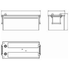 EXIDE Exide Μπαταρία 185 Ah 1100 A EN 12V 13460635 3661024035255