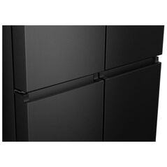 Hisense Cross Door No Frost 483 L ύψος 179 cm μαύρο - SBS Ψυγείο