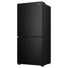 Hisense Cross Door No Frost 483 L ύψος 179 cm μαύρο - SBS Ψυγείο