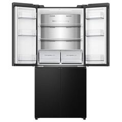 Hisense Cross Door No Frost 483 L ύψος 179 cm μαύρο - SBS Ψυγείο