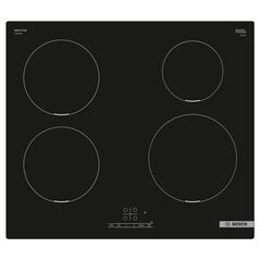 Εστία Bosch Bosch | PUE611BB6E Σειρά 4 | Εστία | Επαγωγή | Αριθμός καυστήρων/ζωνών θέρμανσης 4 | Αφή | Χρονόμετρο | Μαύρο