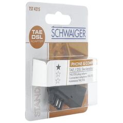 Προσαρμογέας βύσματος Schwaiger Schwaiger TAE-F Steck.RJ45 Buchse