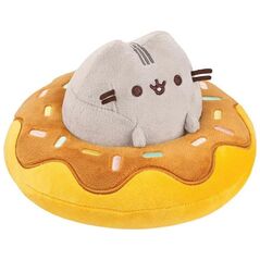 Pusheen Pusheen - Λούτρινο παιχνίδι Pusheen σε σοκολατένιο ντόνατ 21 x 13 cm