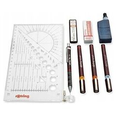 Σετ Κολεγίου Rotring ROTRING isograph - 3er Satz 0,2 / 0,4 / 0,6
