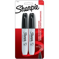 Μαρκαδόρος Sharpie Sharpie Keilspitze Chisel 1.5-4.5mm μαύρο 2er Blister