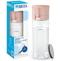 Φιάλη φιλτραρίσματος Brita Vital Pastelowa ροδάκινο + 2 φίλτρα MicroDisc 600ml