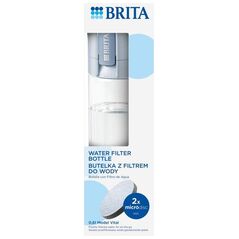 BRITA Φιάλη Φιλτραρίσματος Vital Pastelowy błękit + 2 φίλτρα MicroDisc 600ml