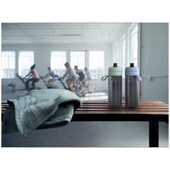 Φιάλη φιλτραρίσματος Brita Active Pastelowa πράσινο + 2 φίλτρα MicroDisc 600ml