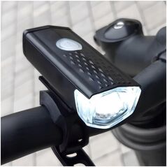 VERGIONIC ΙΣΧΥΡΟ ΜΠΡΟΣΤΙΝΟ ΦΩΣ ΠΟΔΗΛΑΤΟΥ LED 3 ΛΕΙΤΟΥΡΓΙΕΣ 300 LM USB 800mAh ΑΔΙΑΒΡΟΧΟ