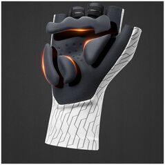 Ποδηλατικά γάντια RockBros δρόμου μέγεθος: S - λευκό-μαύρο